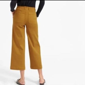 Everlane Straight Leg Crop Pant, Golden Brown (6)